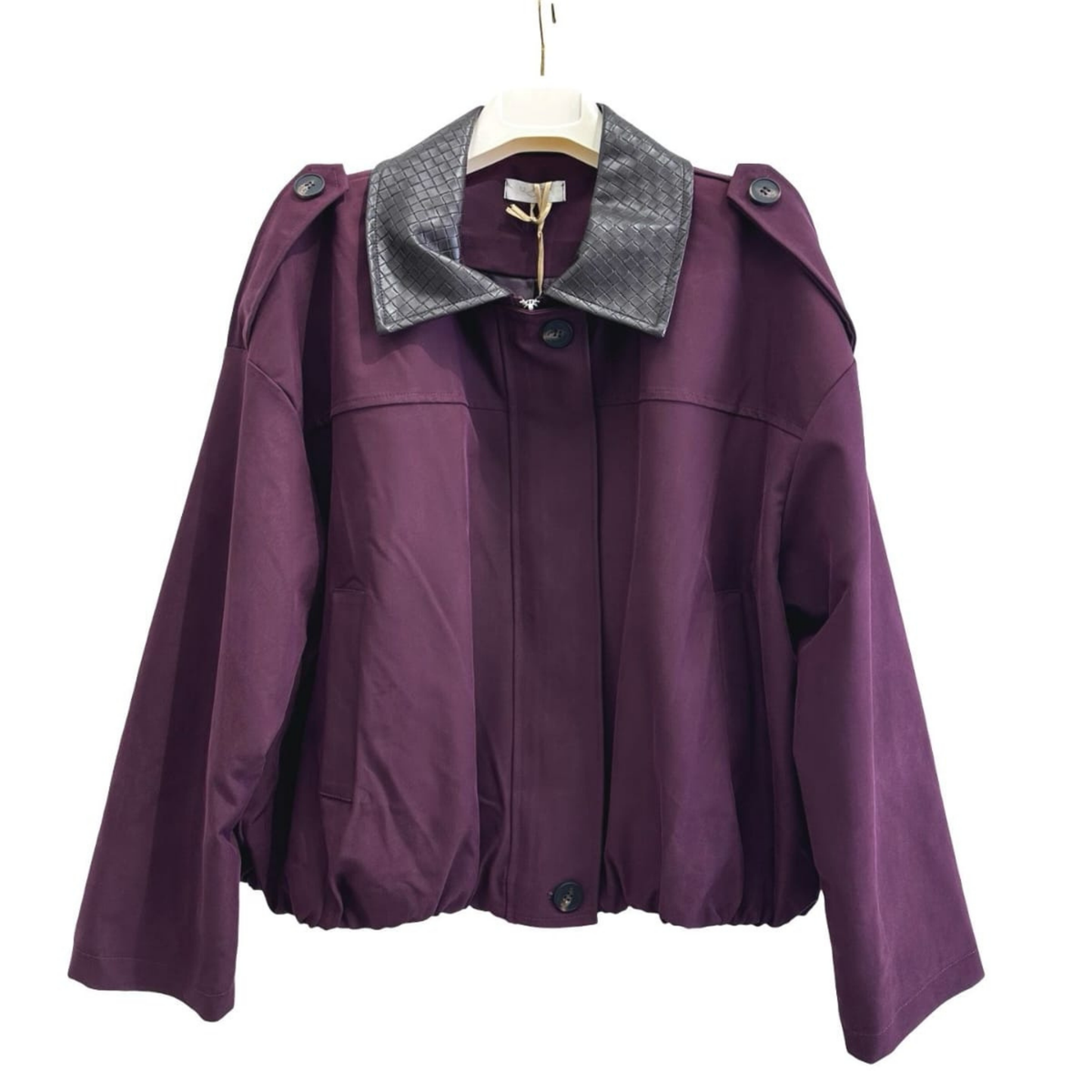 Contrast Collar Utility Jacket