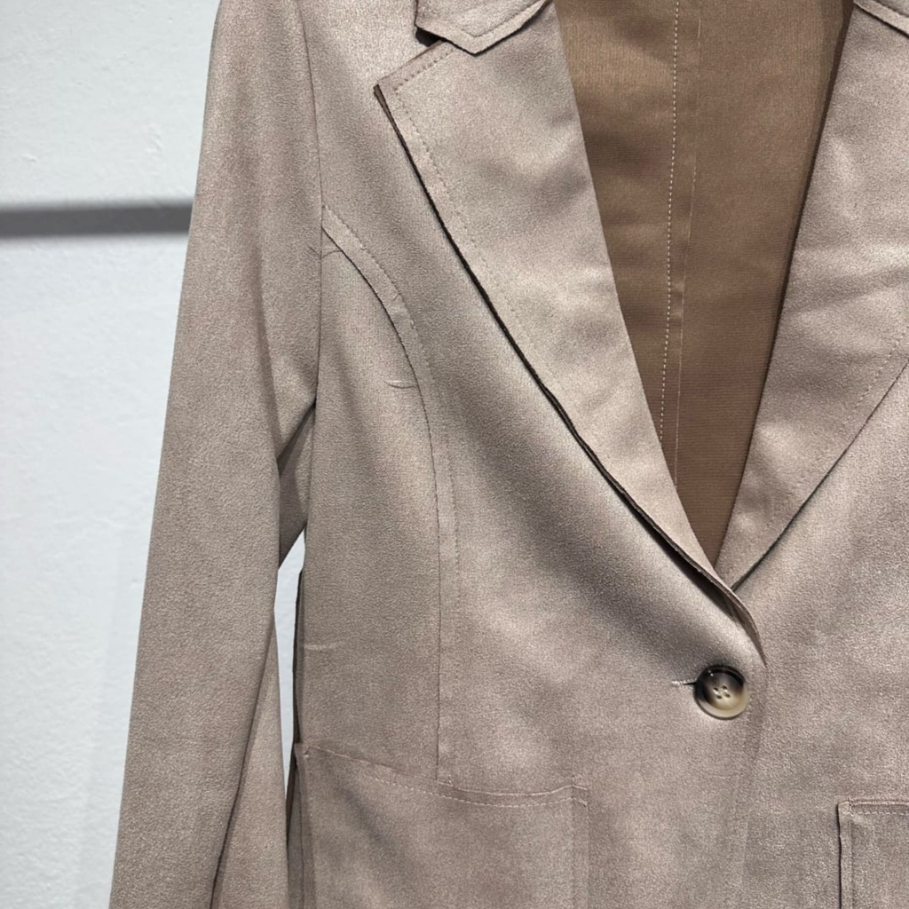 Verona Suede-Effect Blazer
