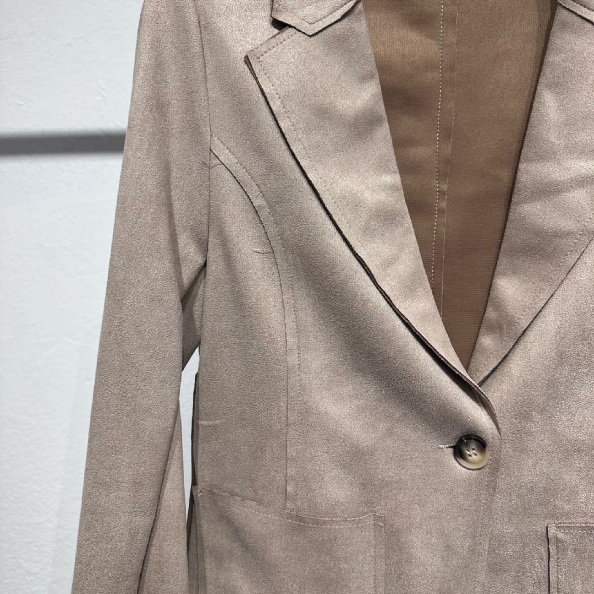 Verona Suede-Effect Blazer