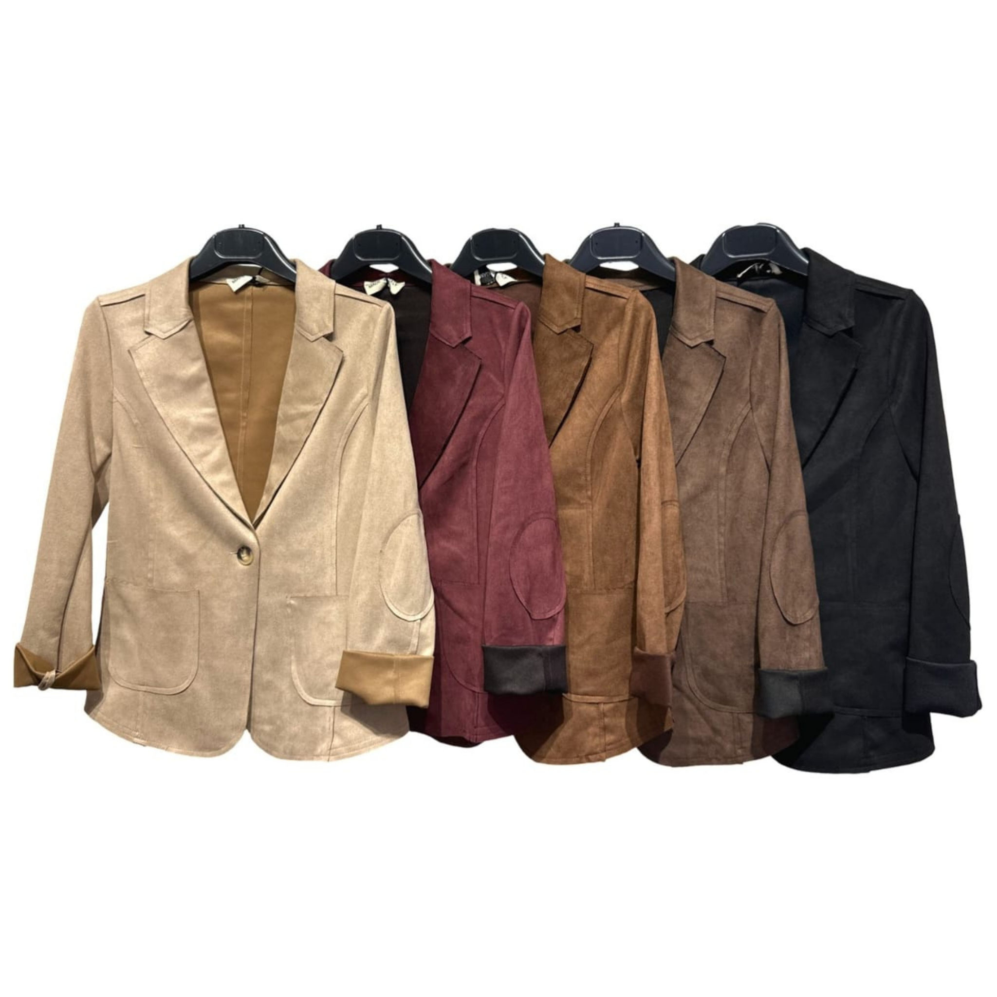 Verona Suede-Effect Blazer