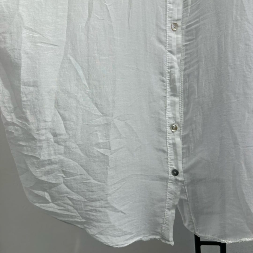 Italian Cotton Silk Blend Oversized Shirt