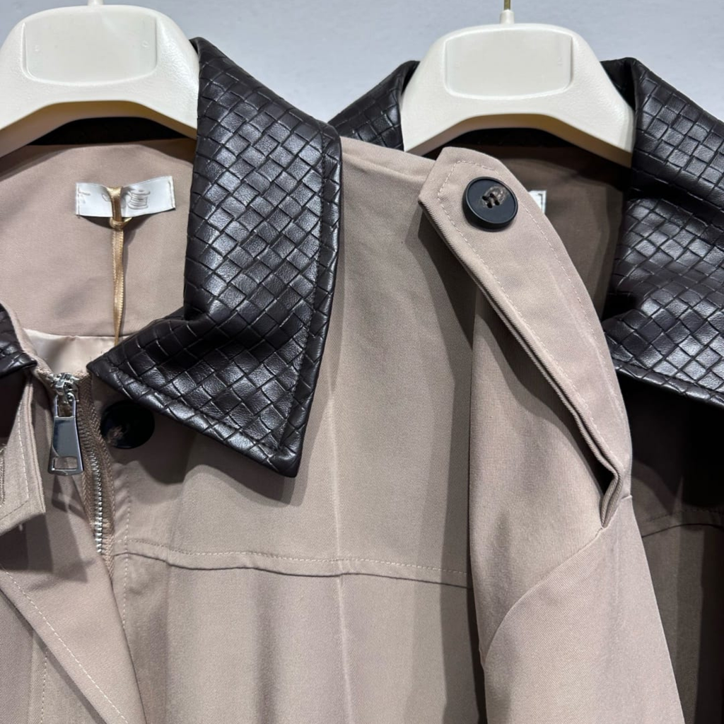 Contrast Collar Utility Jacket