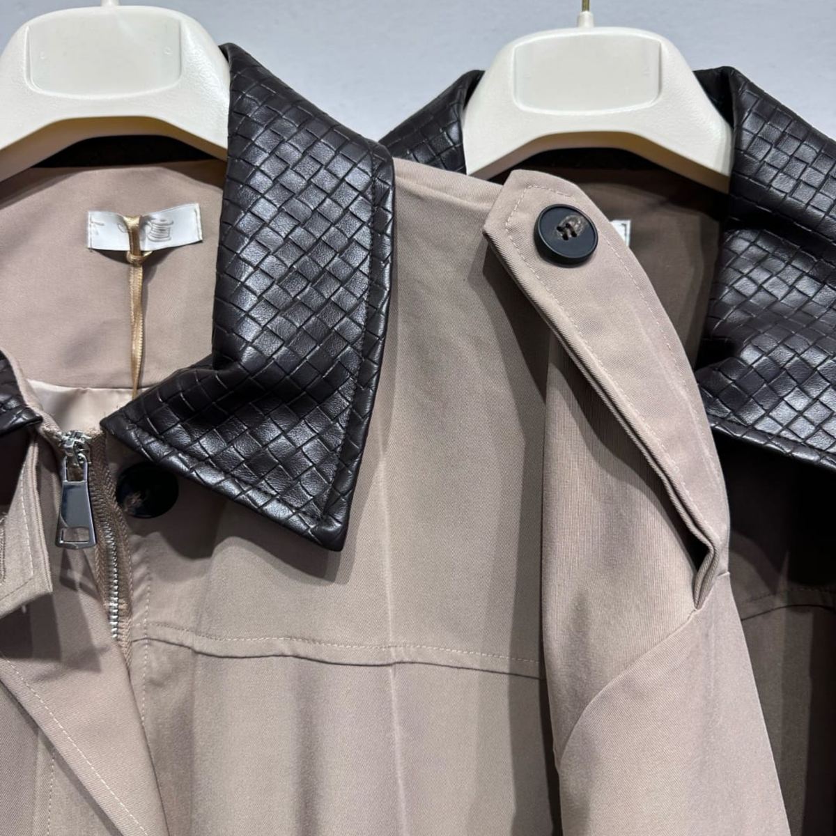 Contrast Collar Utility Jacket