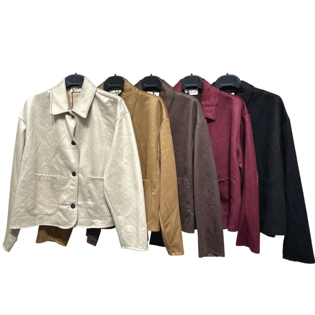 Velvet Touch Button Jacket