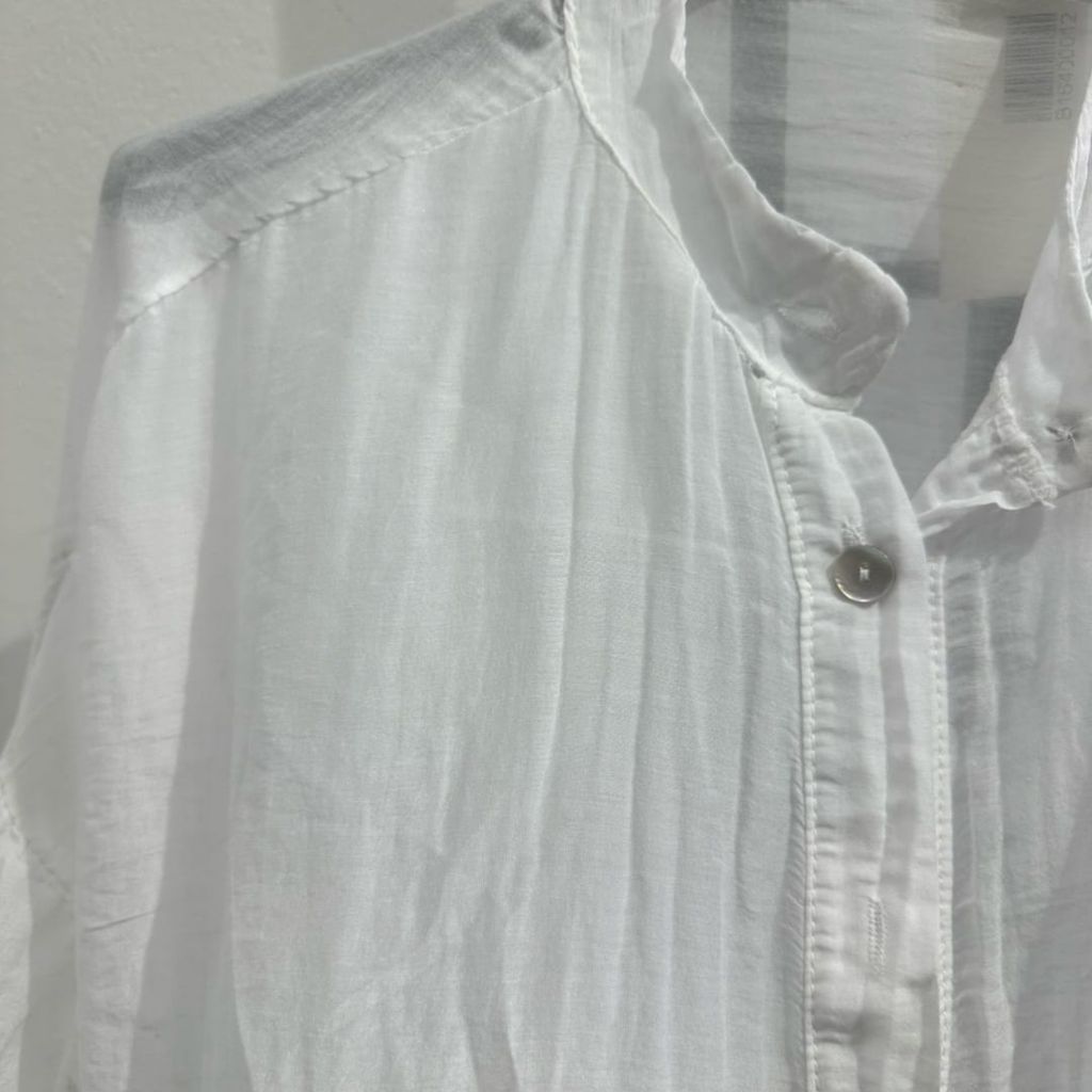 Italian Cotton Silk Blend Oversized Shirt