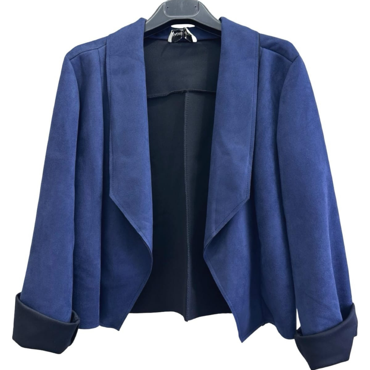 Italian Suede-Effect Tailored Jacket