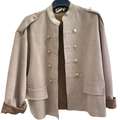 Military Detail Suede Jacket