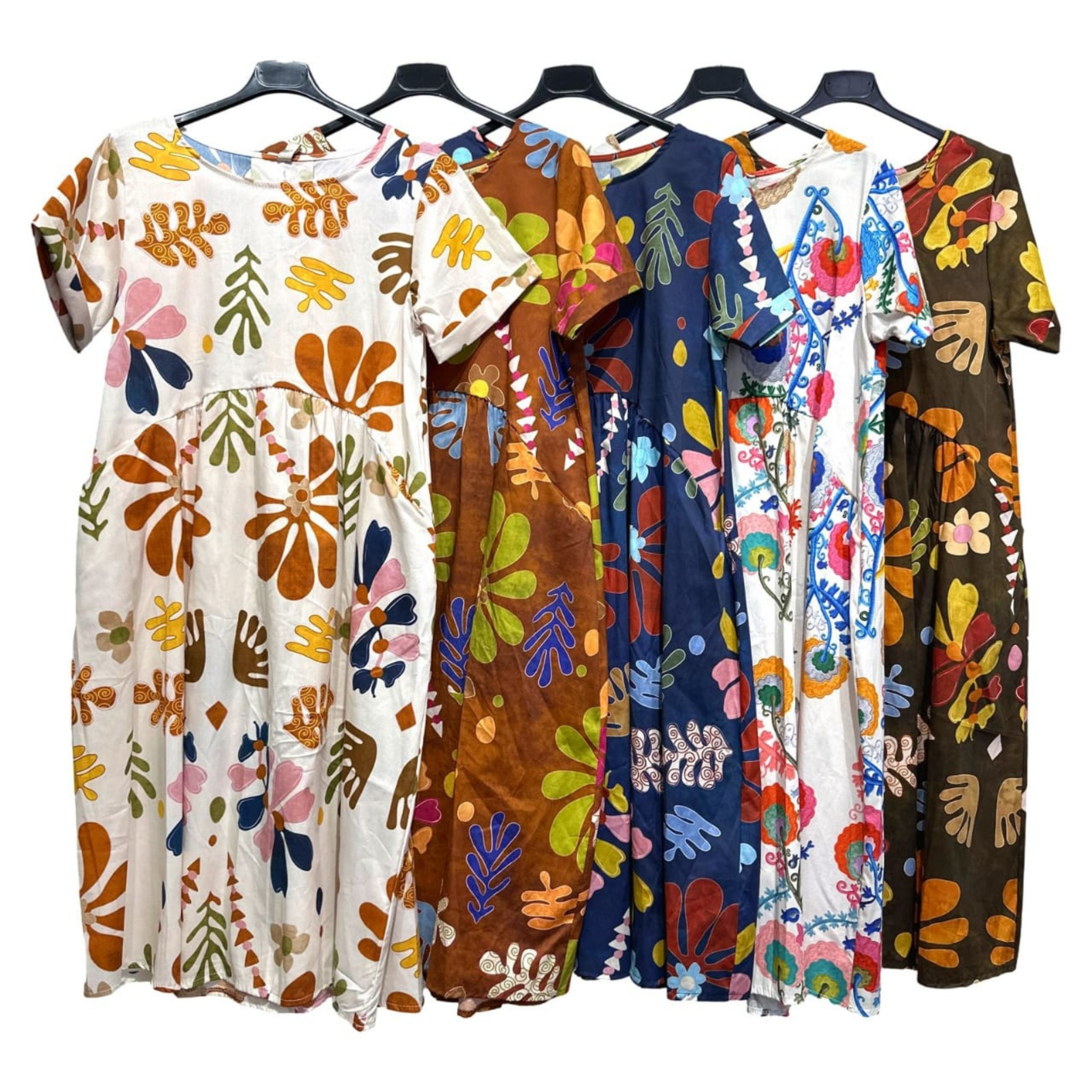 Italian Printed Maxi Dress
