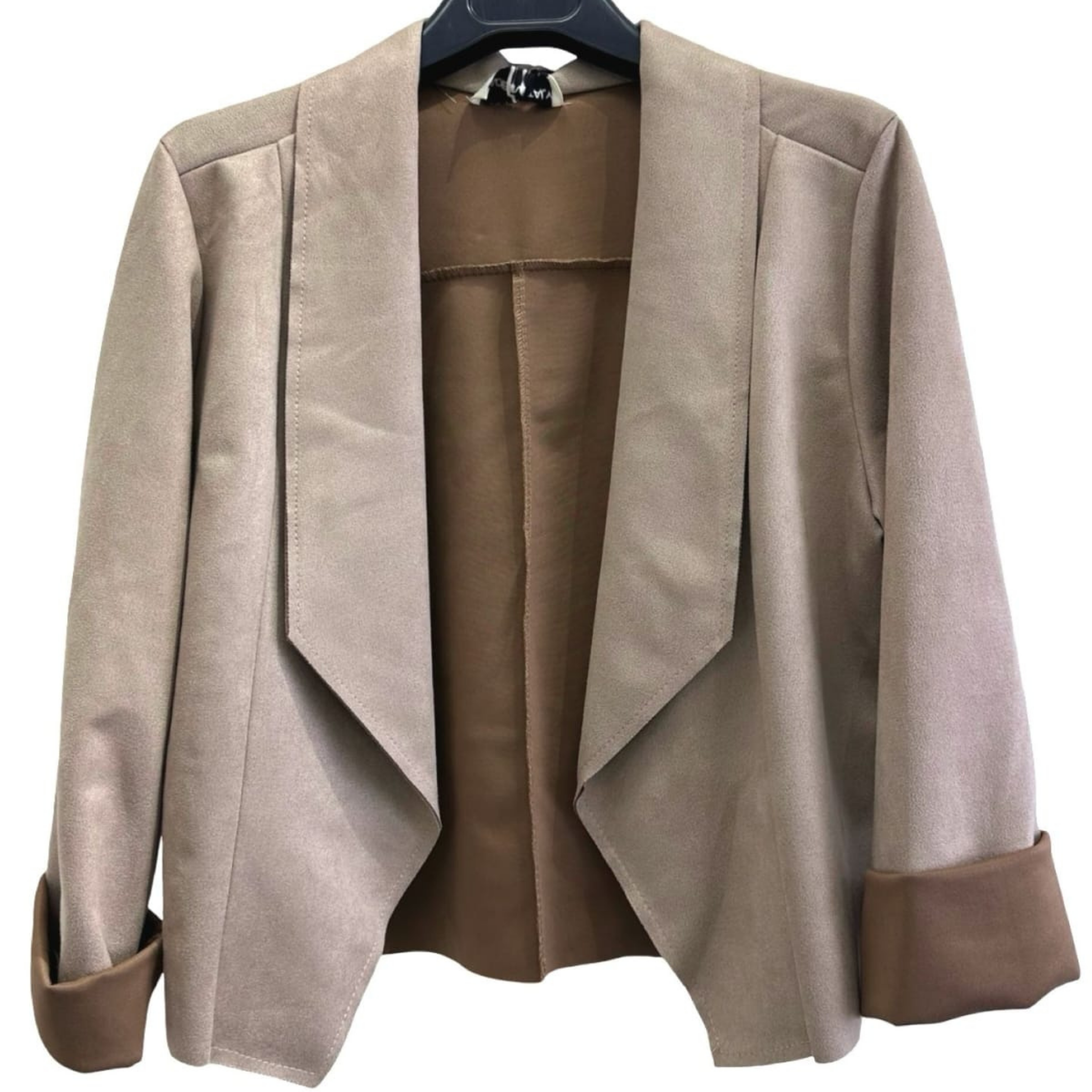 Italian Suede-Effect Tailored Jacket