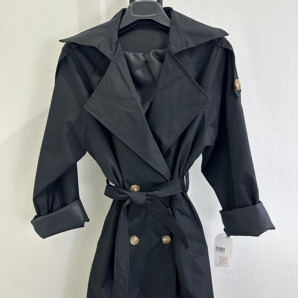 Italian Belted Trench Coat