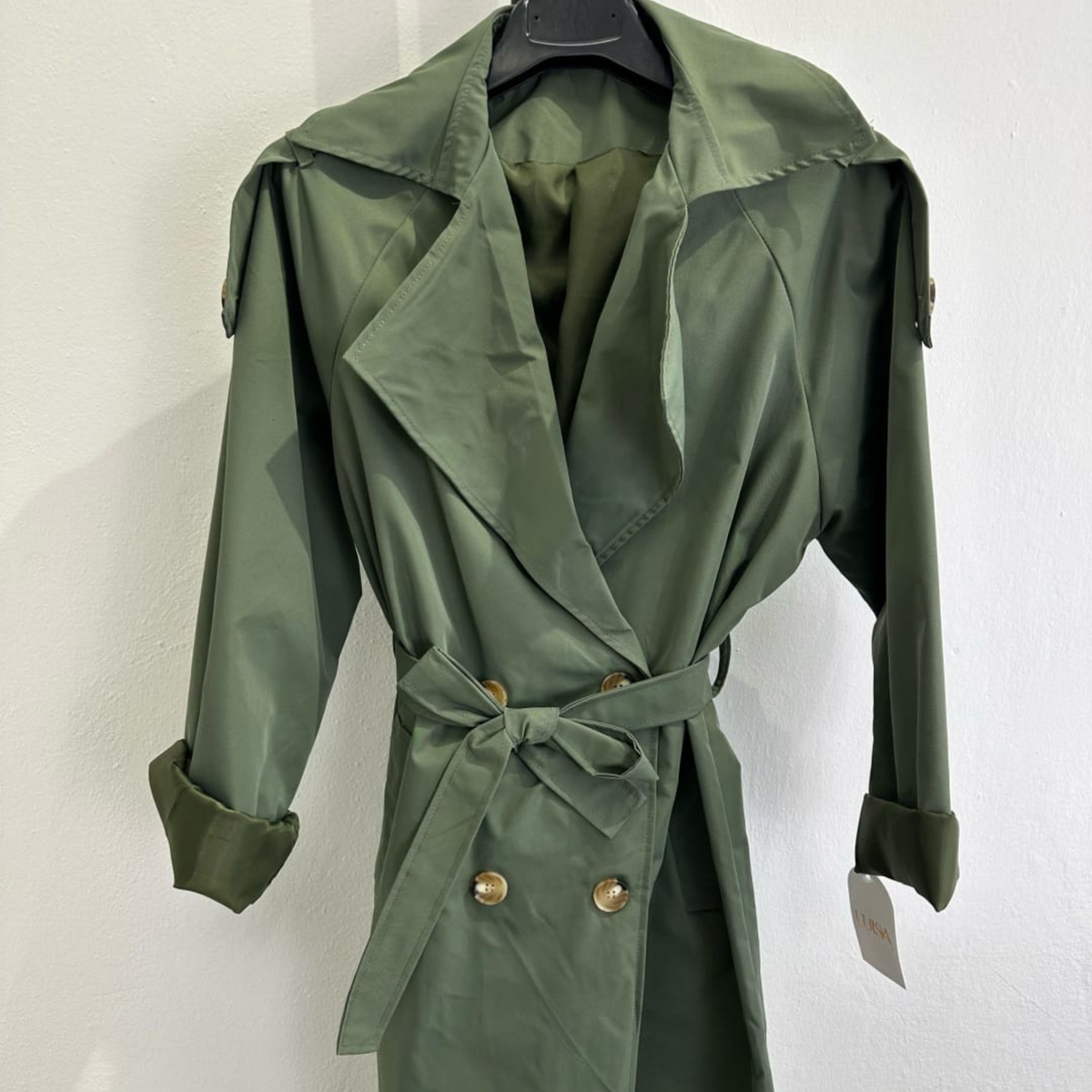 Italian Belted Trench Coat