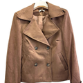 Suede Touch Double-Breasted Jacket