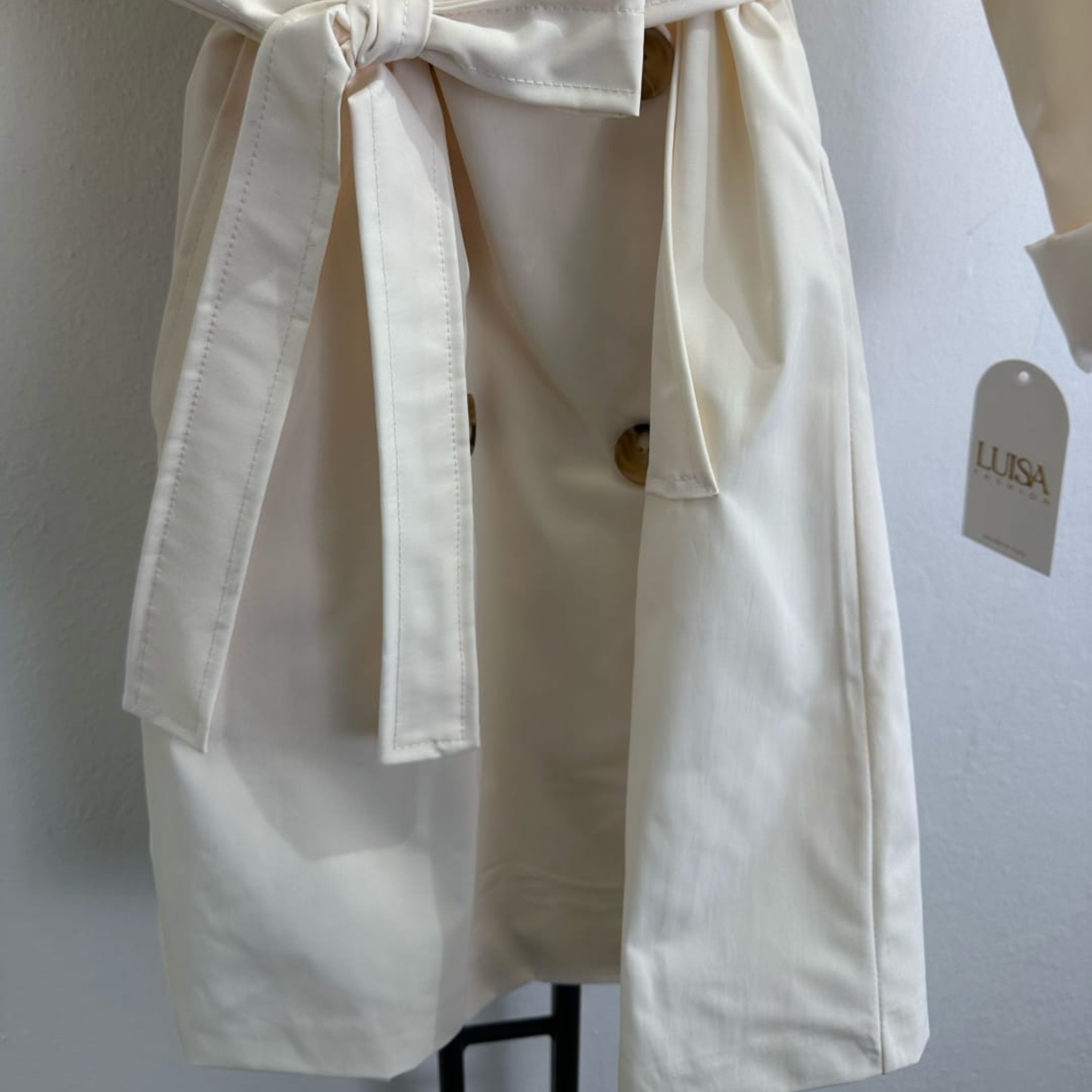 Italian Belted Trench Coat