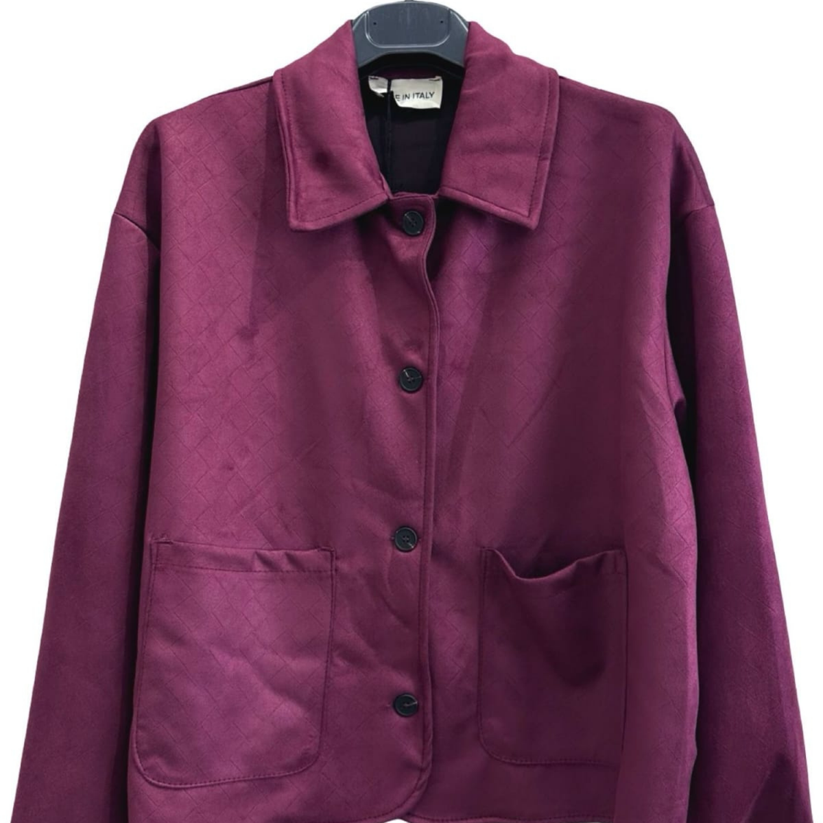 Velvet Touch Button Jacket