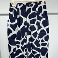 Italian Wide-Leg Giraffe Print Trousers