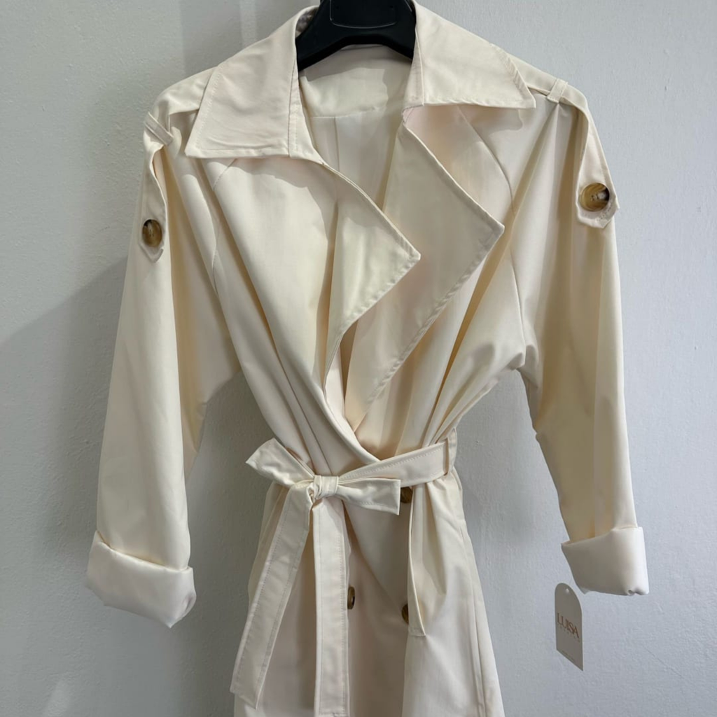 Italian Belted Trench Coat