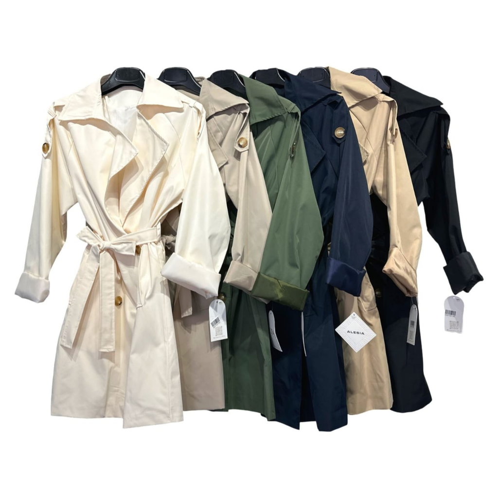 Italian Belted Trench Coat