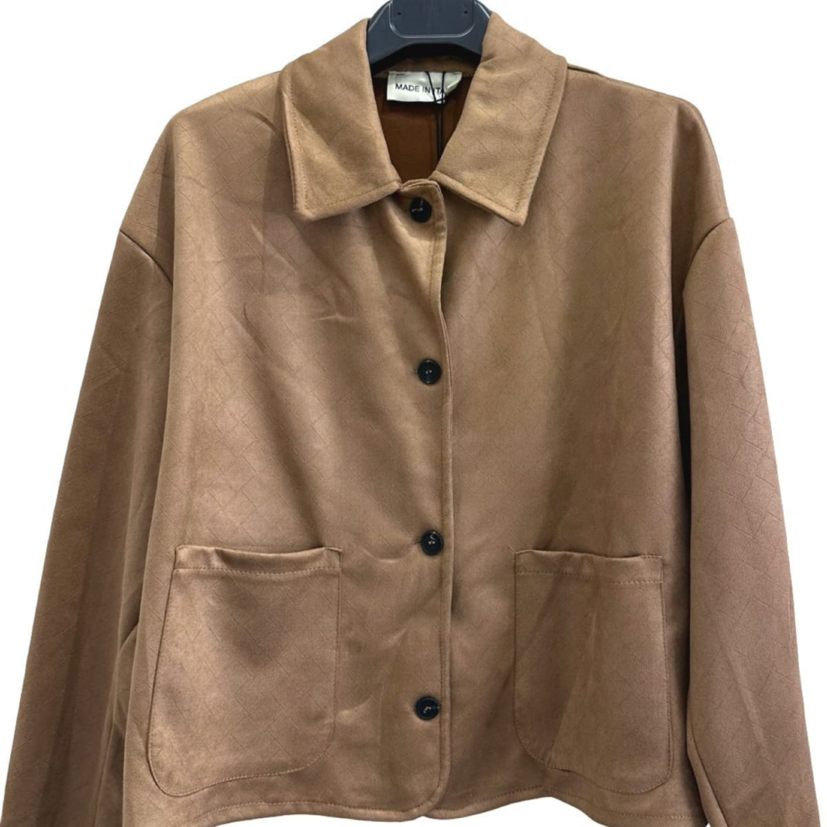 Velvet Touch Button Jacket