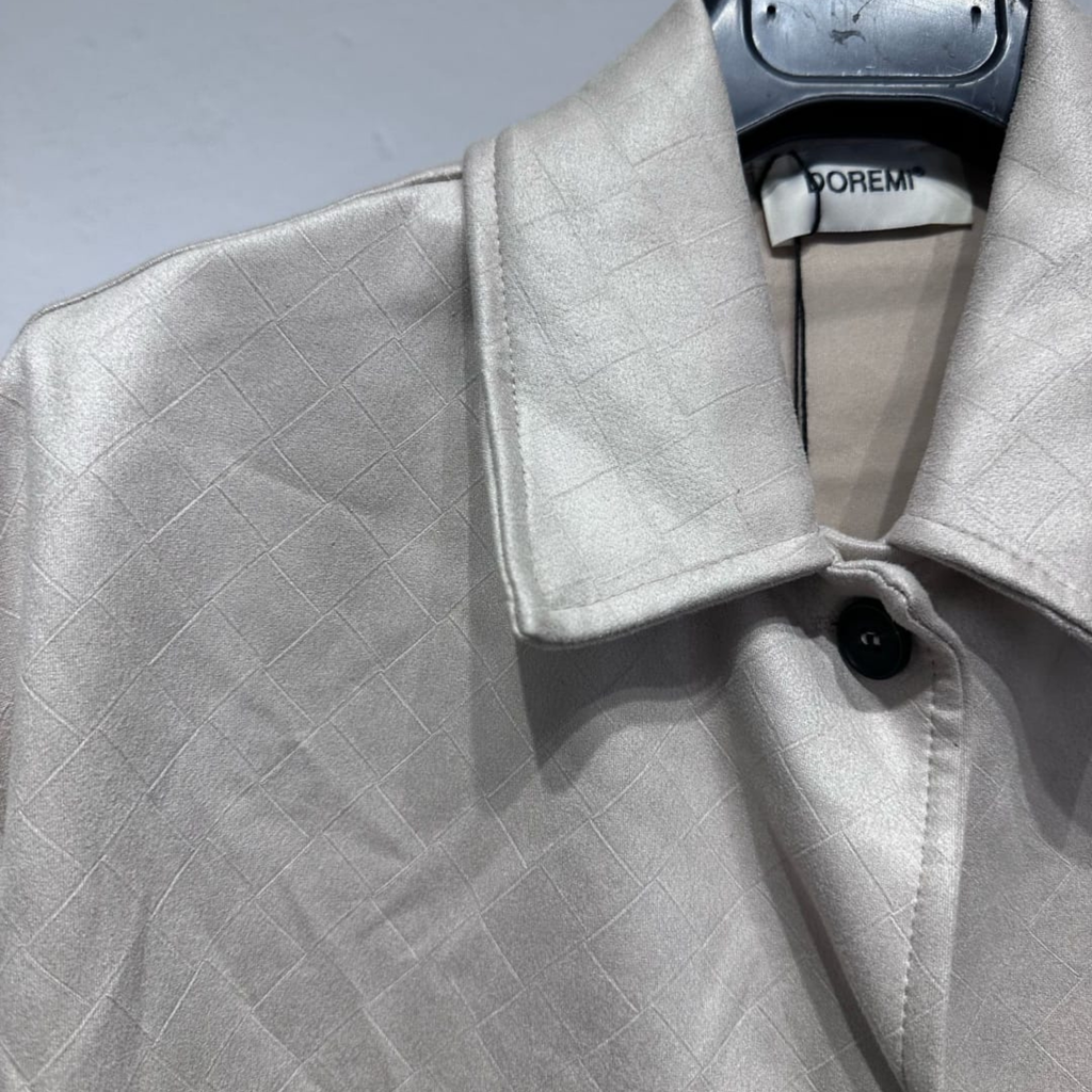 Velvet Touch Button Jacket