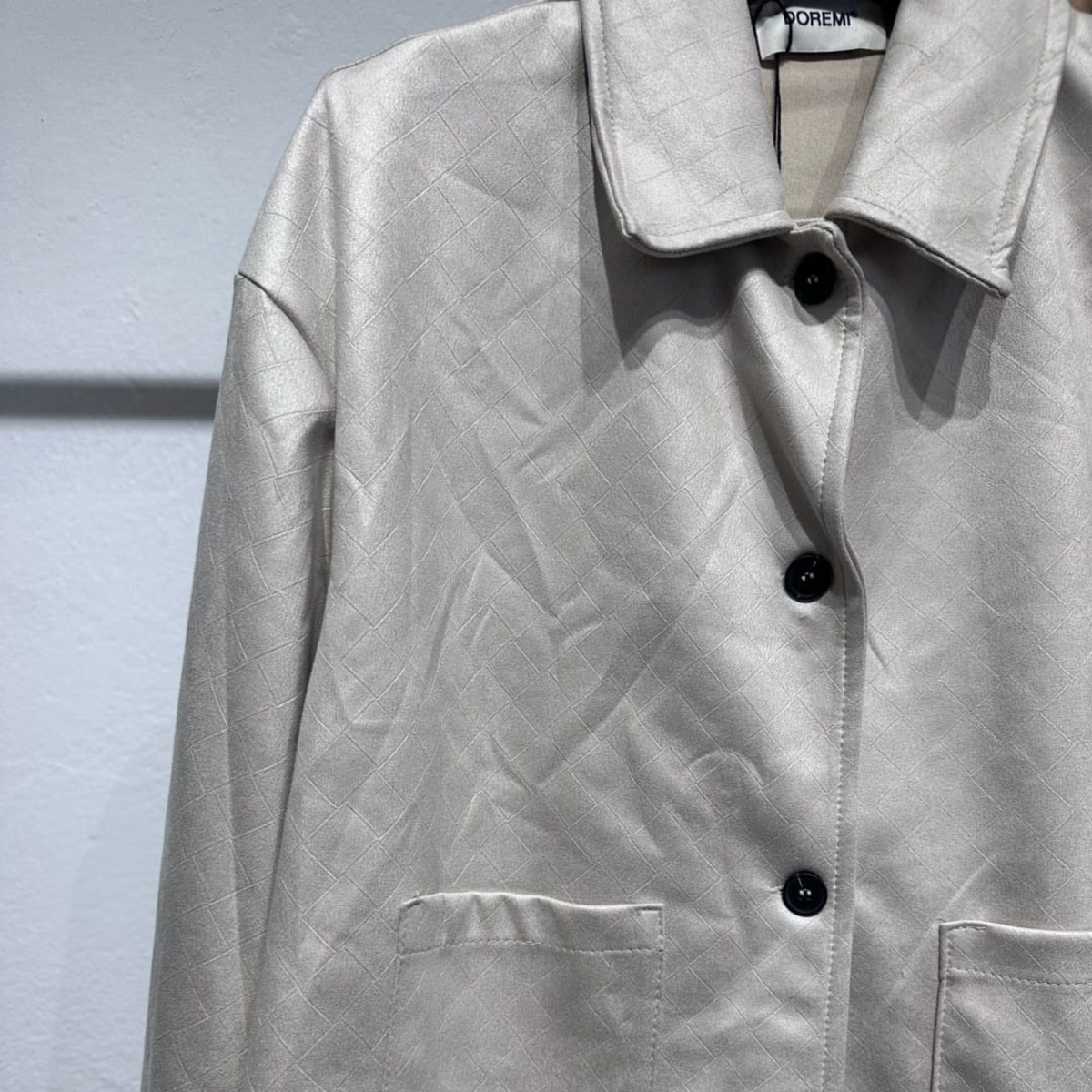 Velvet Touch Button Jacket