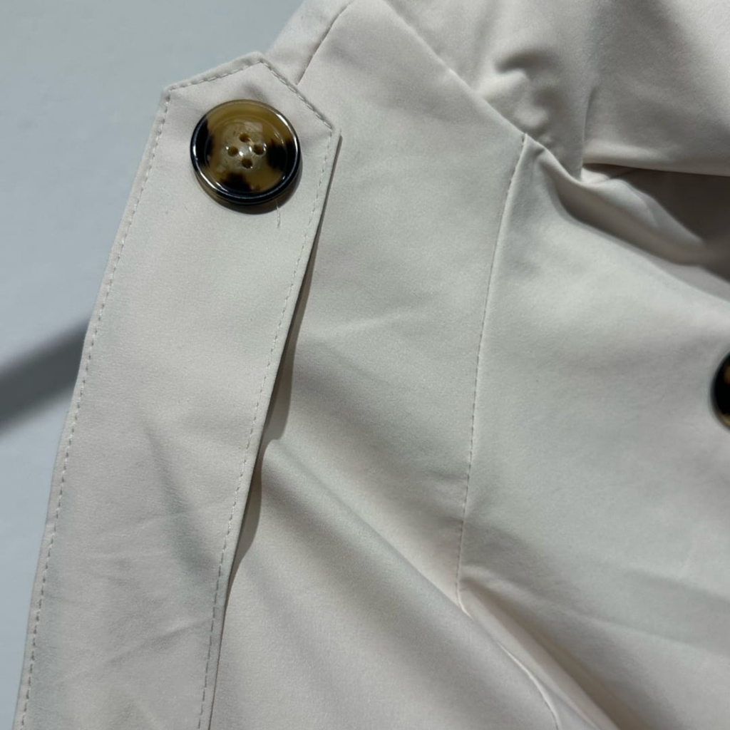Italian Belted Short Trench Jacket