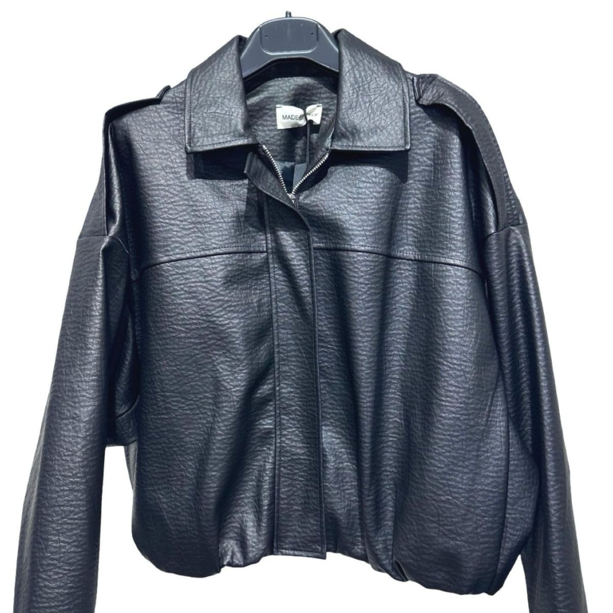 Como Faux Leather Jacket