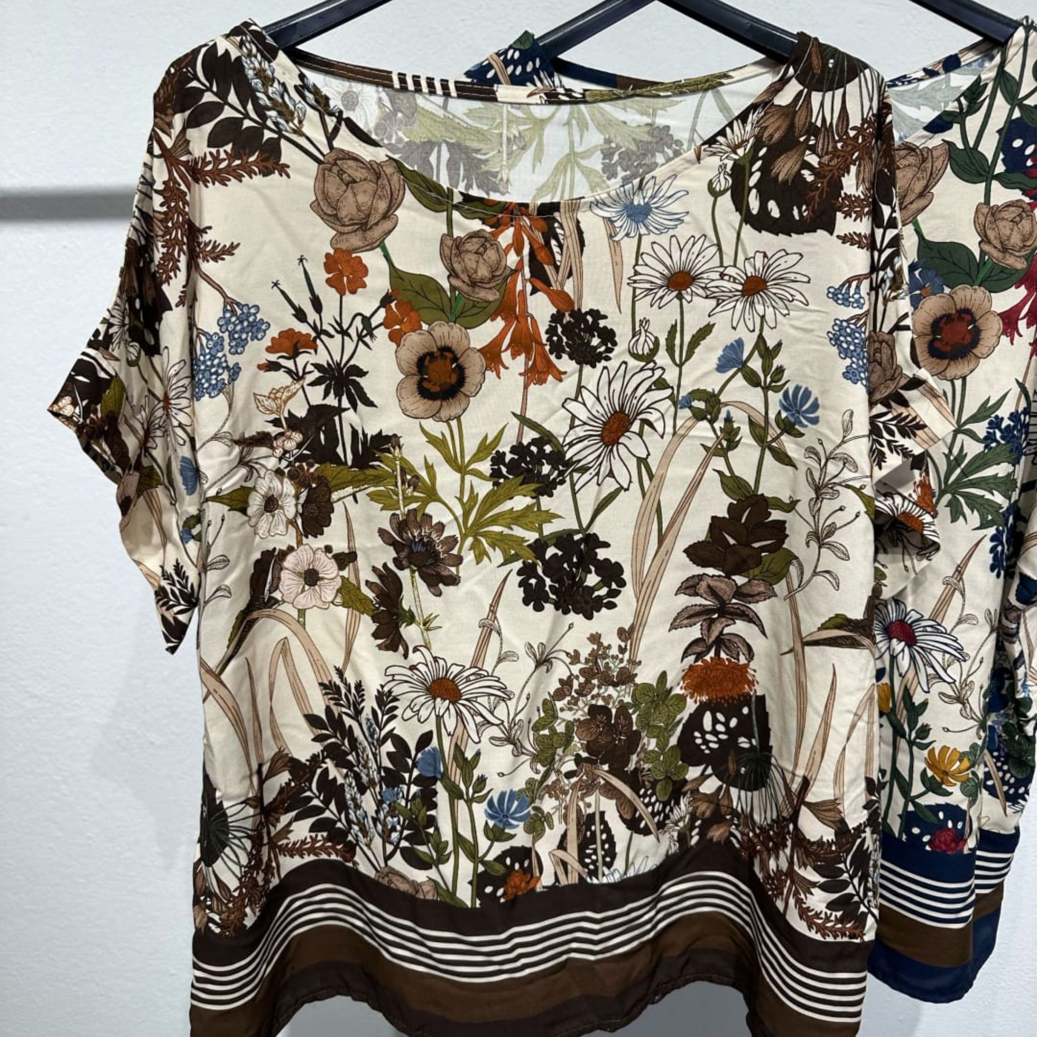 Italian Wildflower Print Blouse