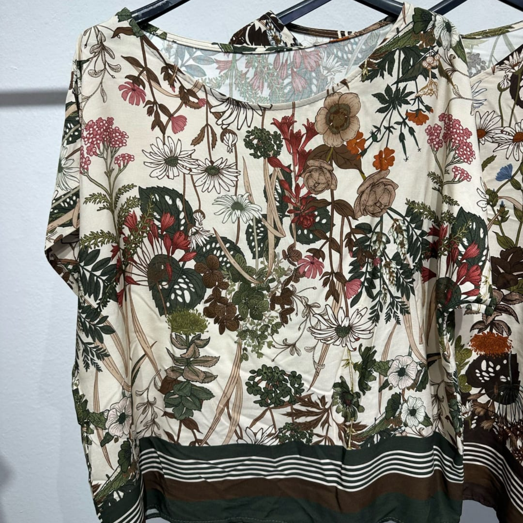 Italian Wildflower Print Blouse
