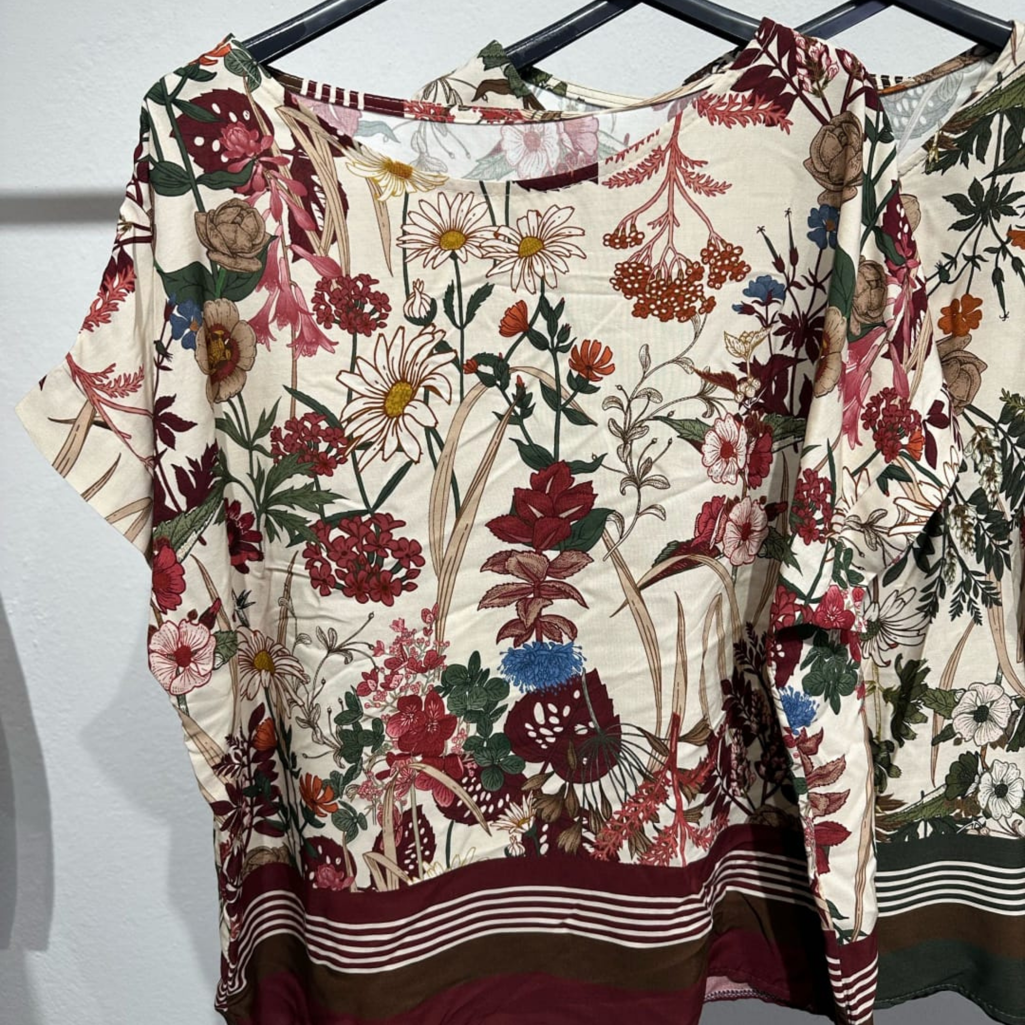 Italian Wildflower Print Blouse