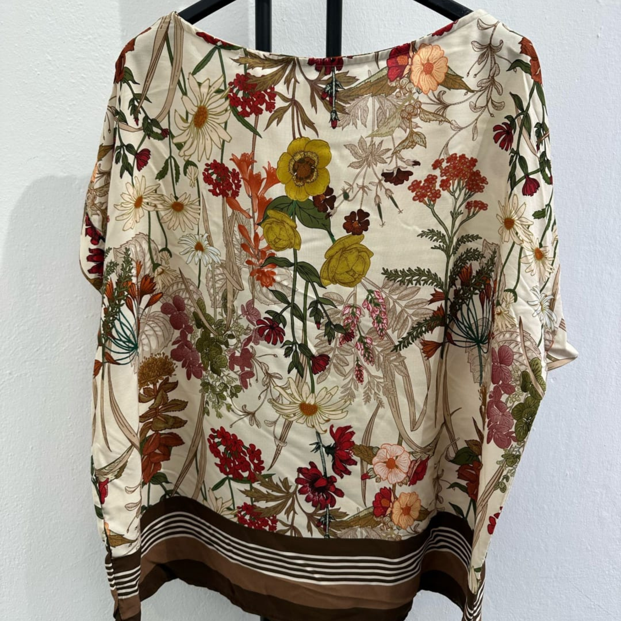 Italian Wildflower Print Blouse