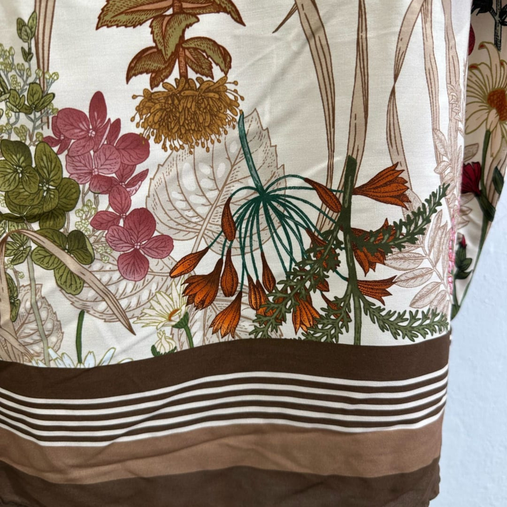 Italian Wildflower Print Blouse