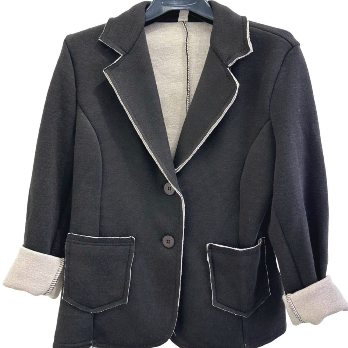 Turin Contrast Trim Blazer