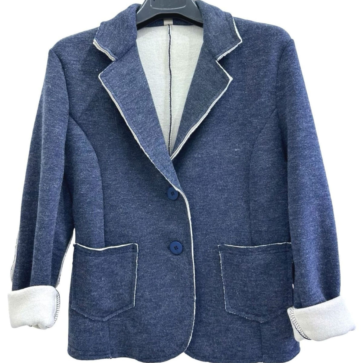 Turin Contrast Trim Blazer