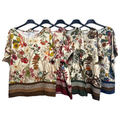 Italian Wildflower Print Blouse