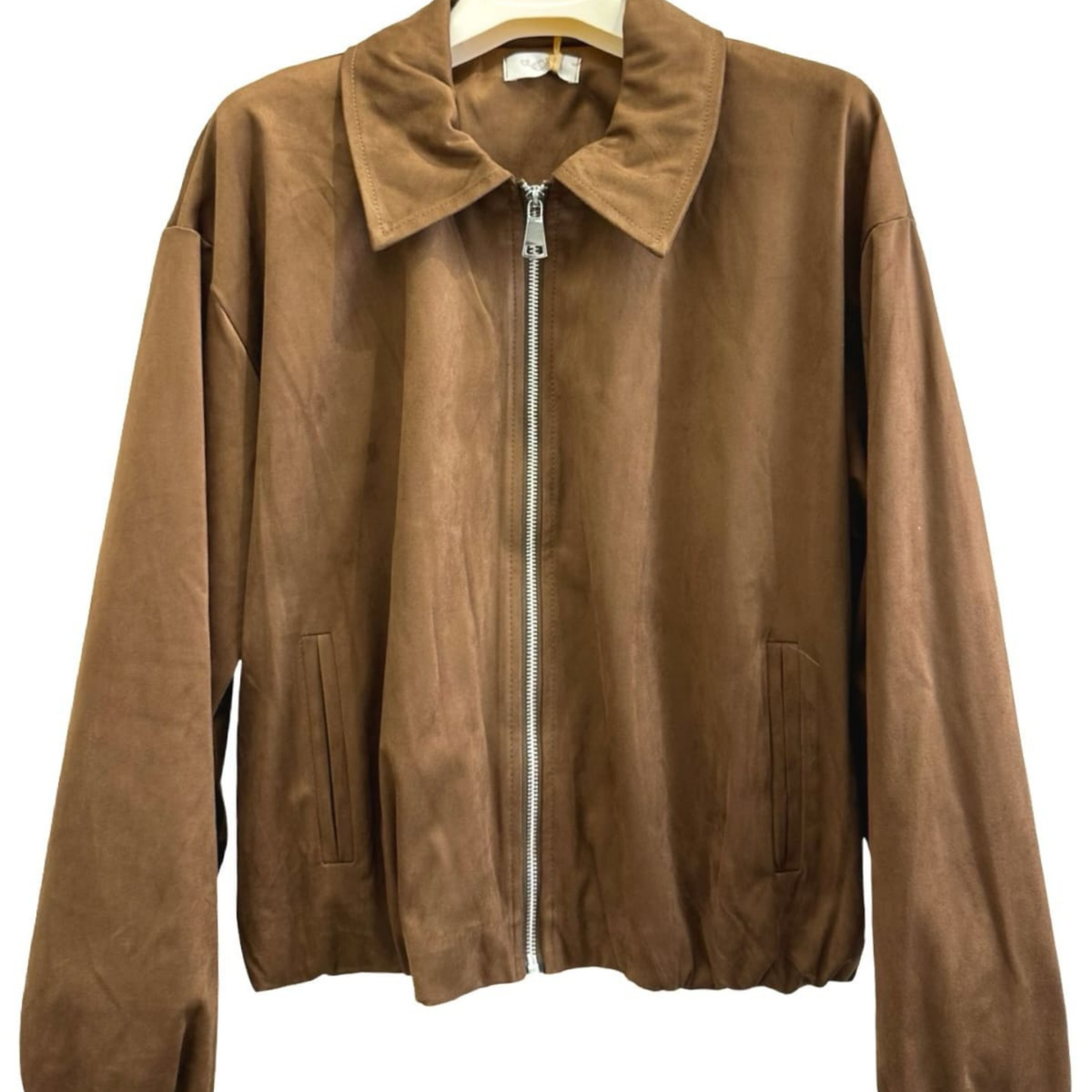 Como Suede-Effect Zip Jacket