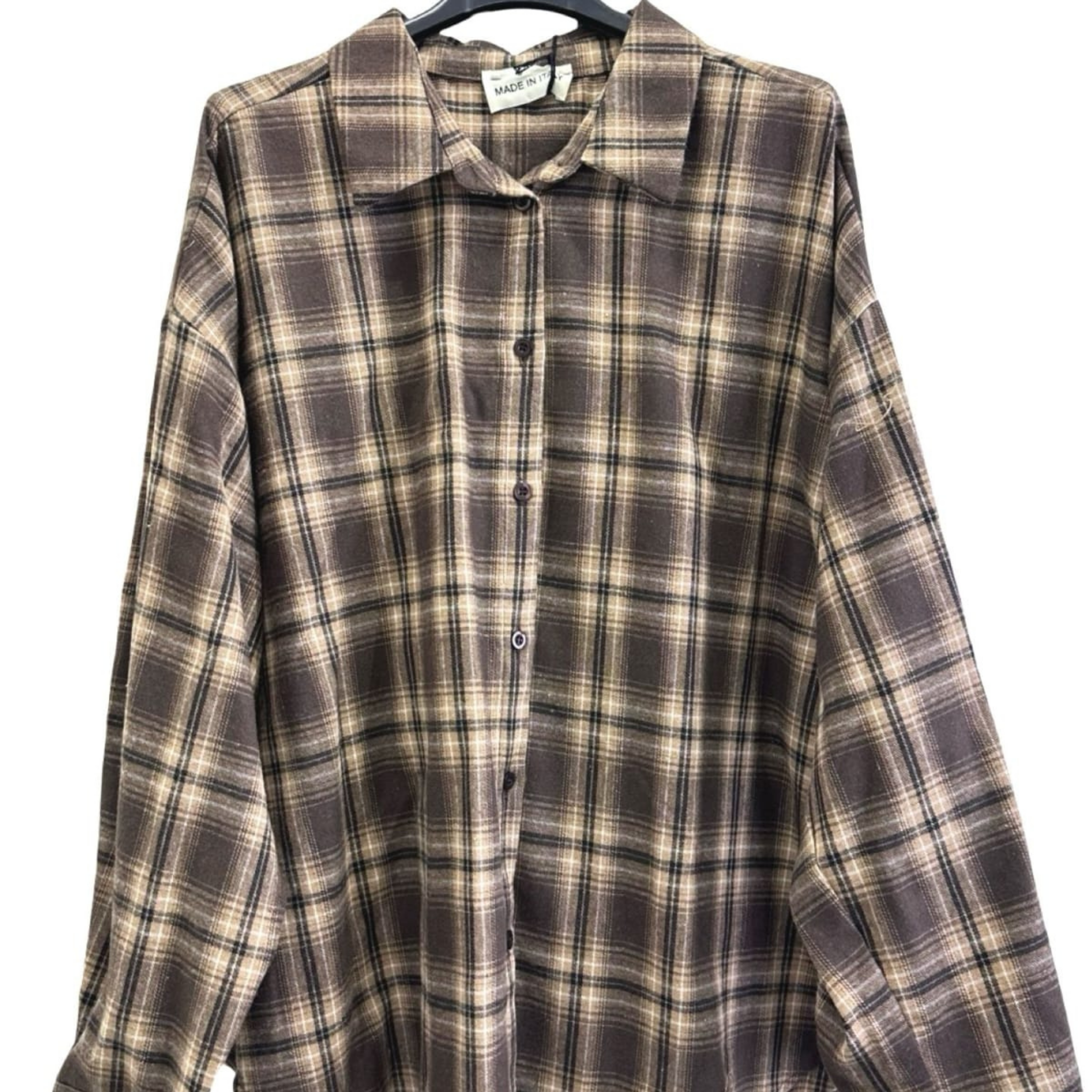 Tuscany Check Oversized Shirt