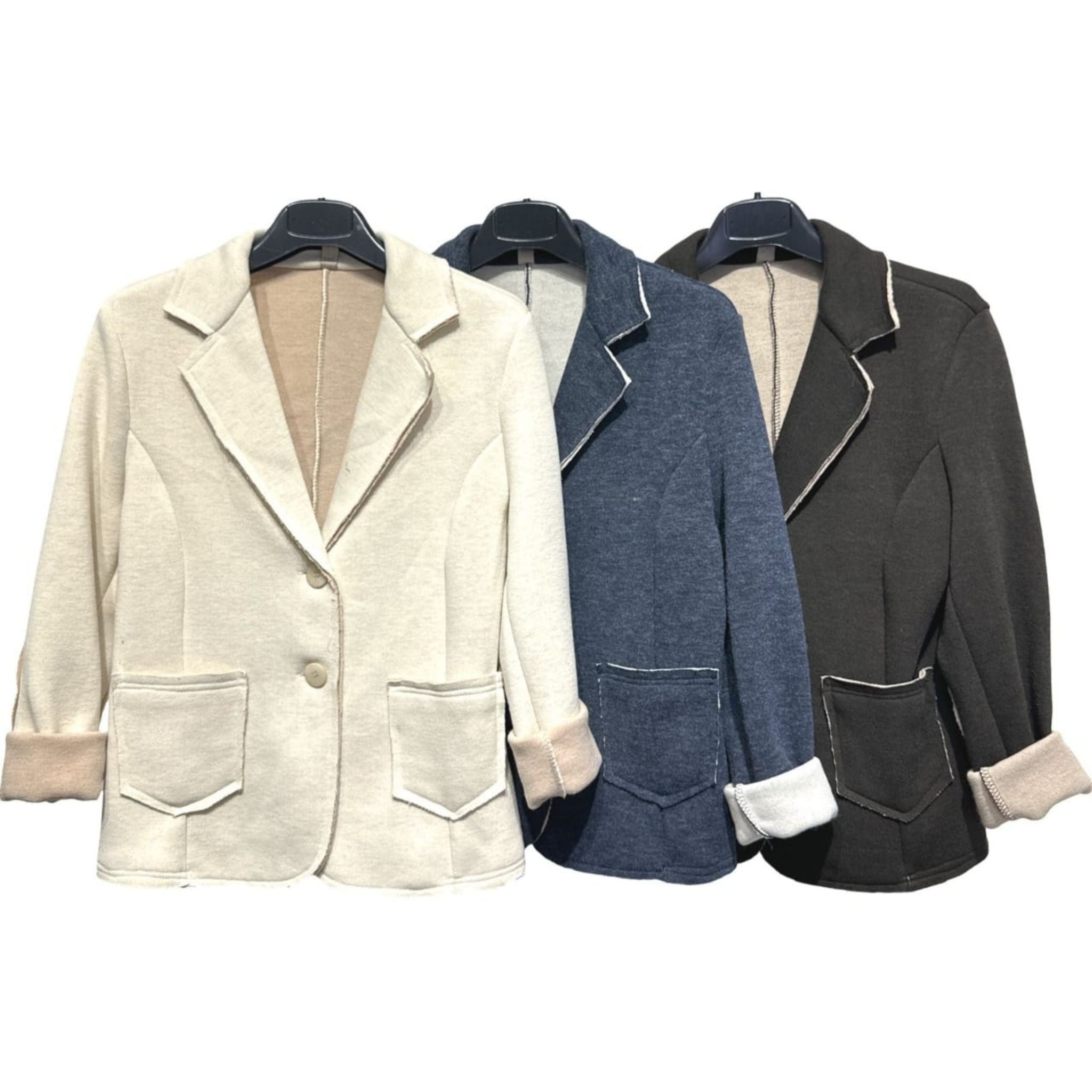 Turin Contrast Trim Blazer