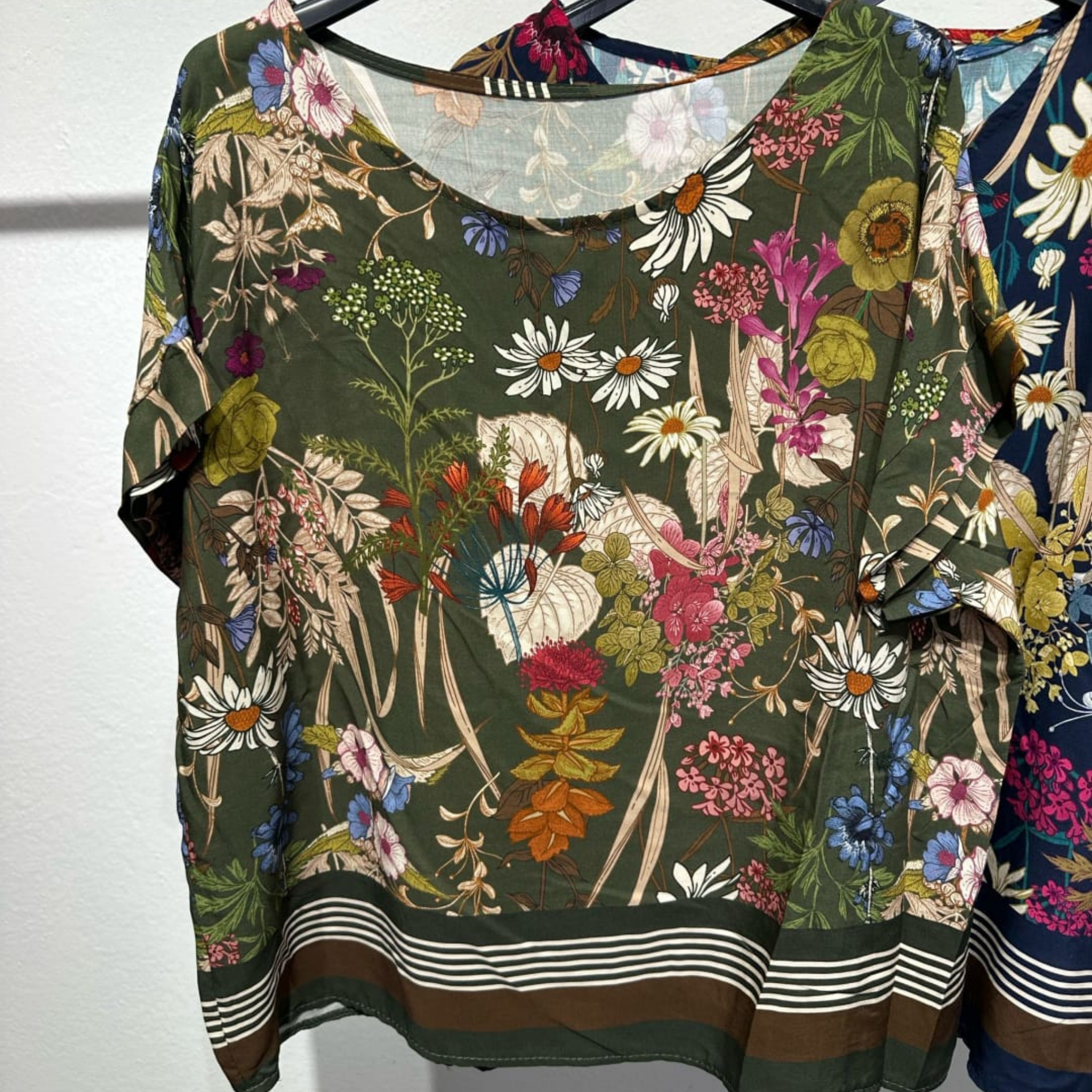 Italian Wildflower Print Blouse