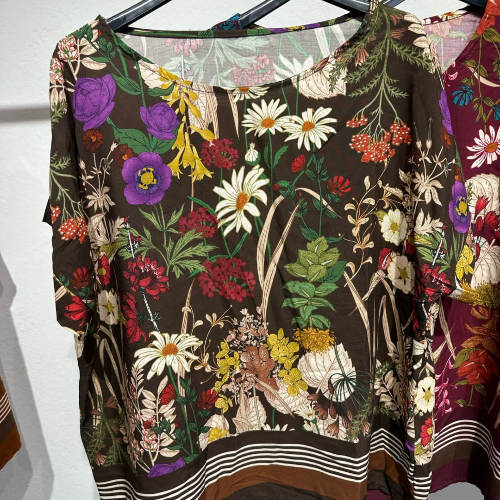 Italian Wildflower Print Blouse