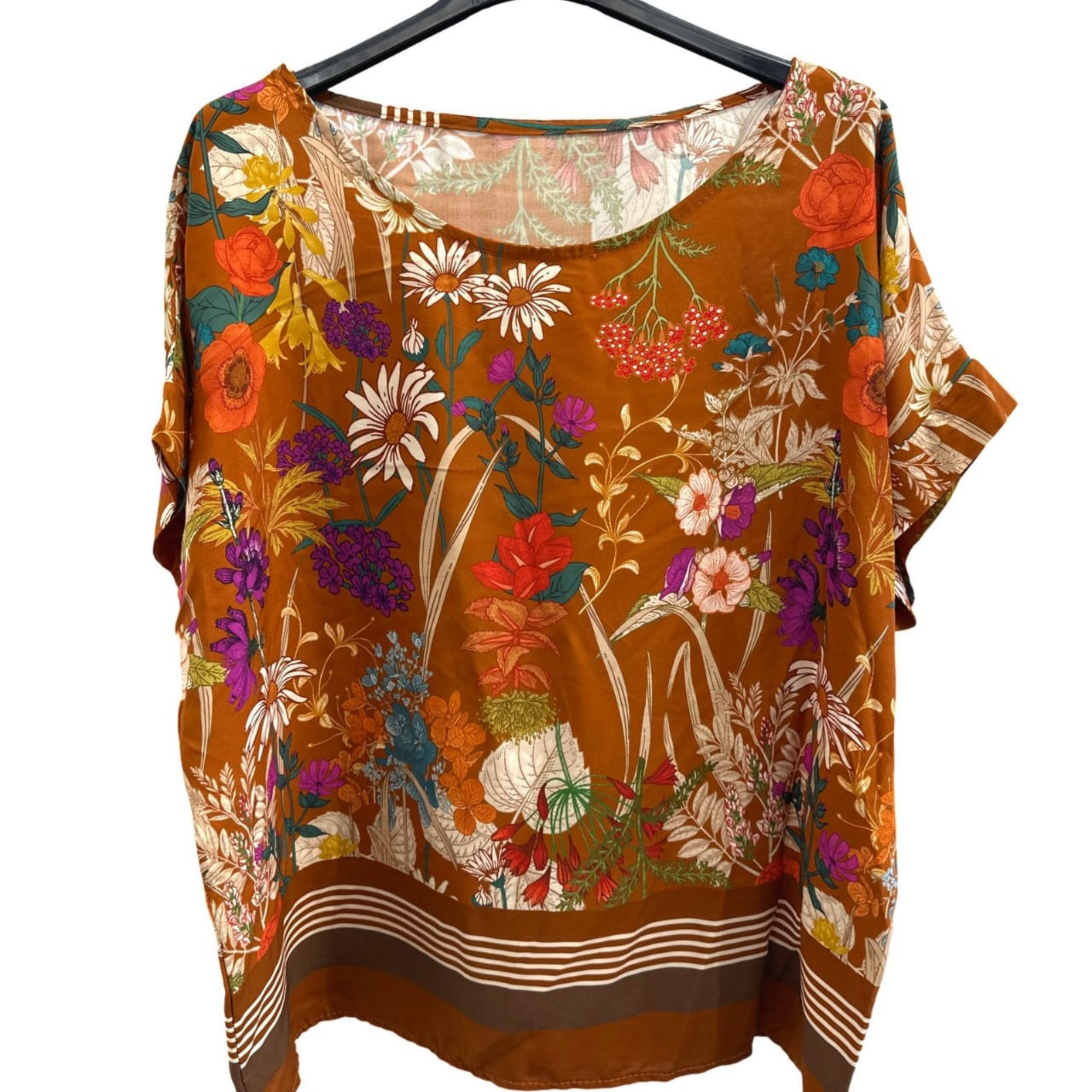 Italian Wildflower Print Blouse
