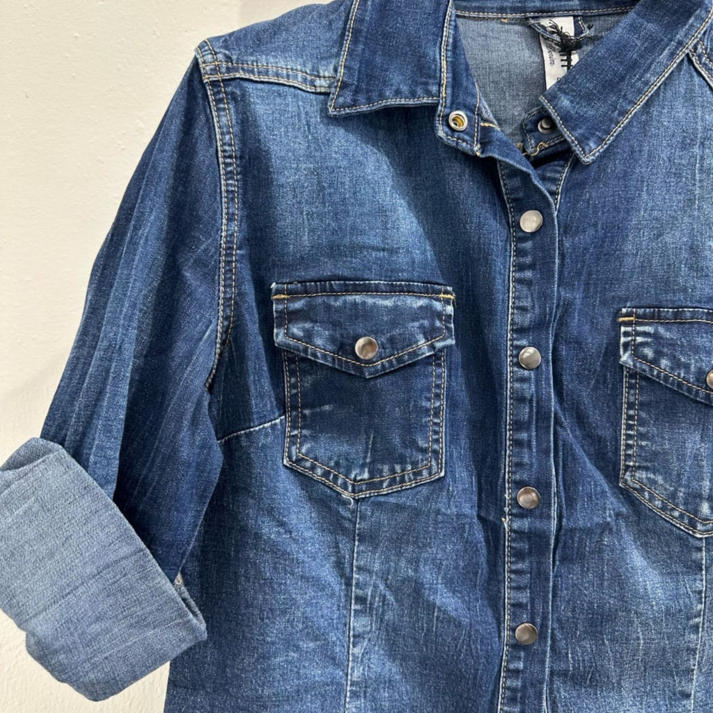 Italian Denim Shirt Jacket