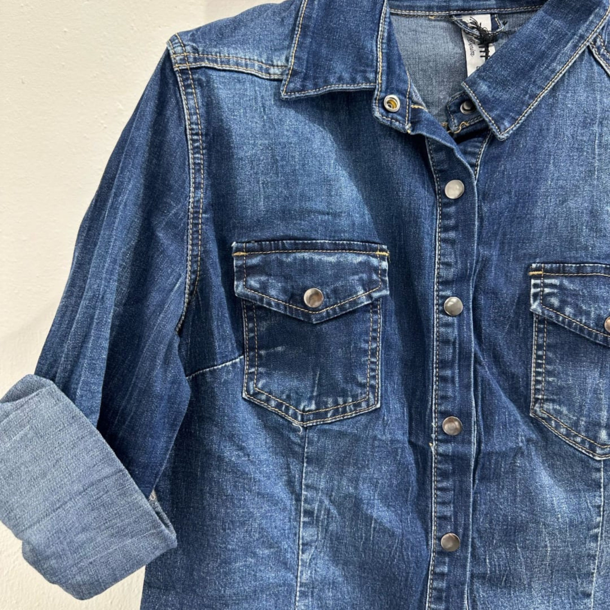 Italian Denim Shirt Jacket