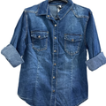 Italian Denim Shirt Jacket