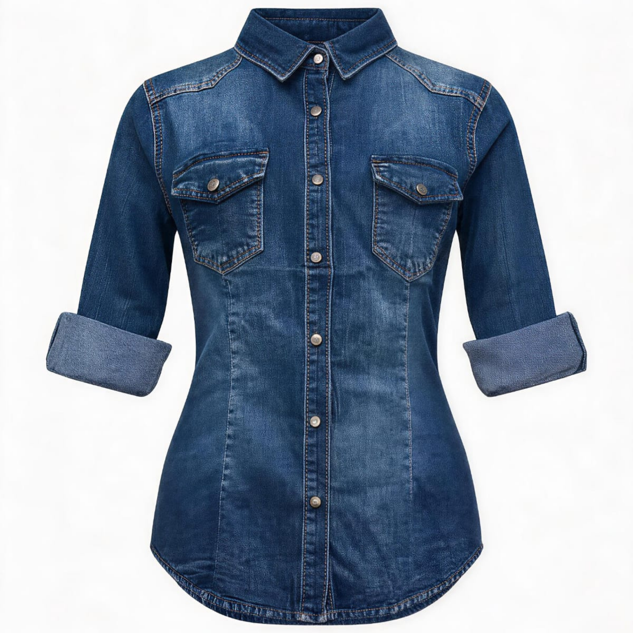 Italian Denim Shirt Jacket