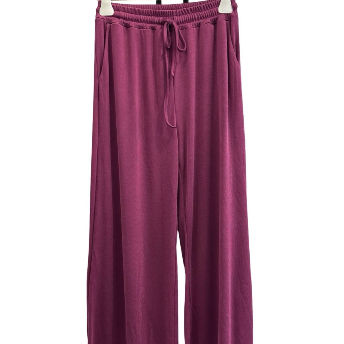 Italian Soft Wide-Leg Trousers
