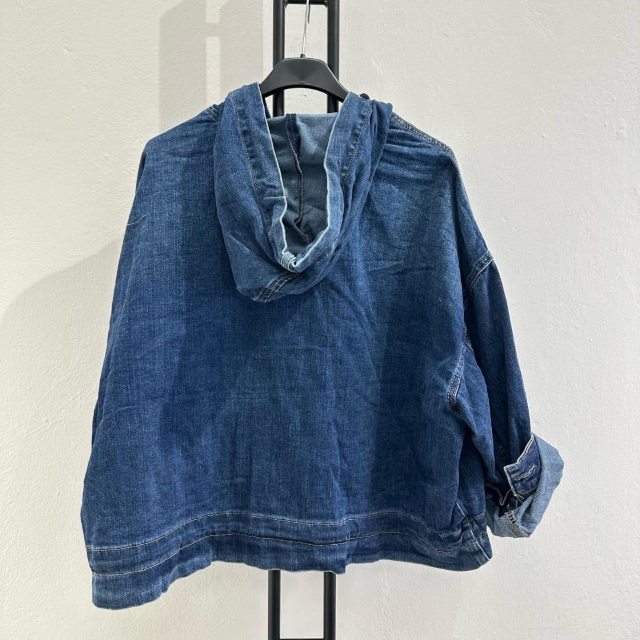 Italian Hooded Denim Jacket