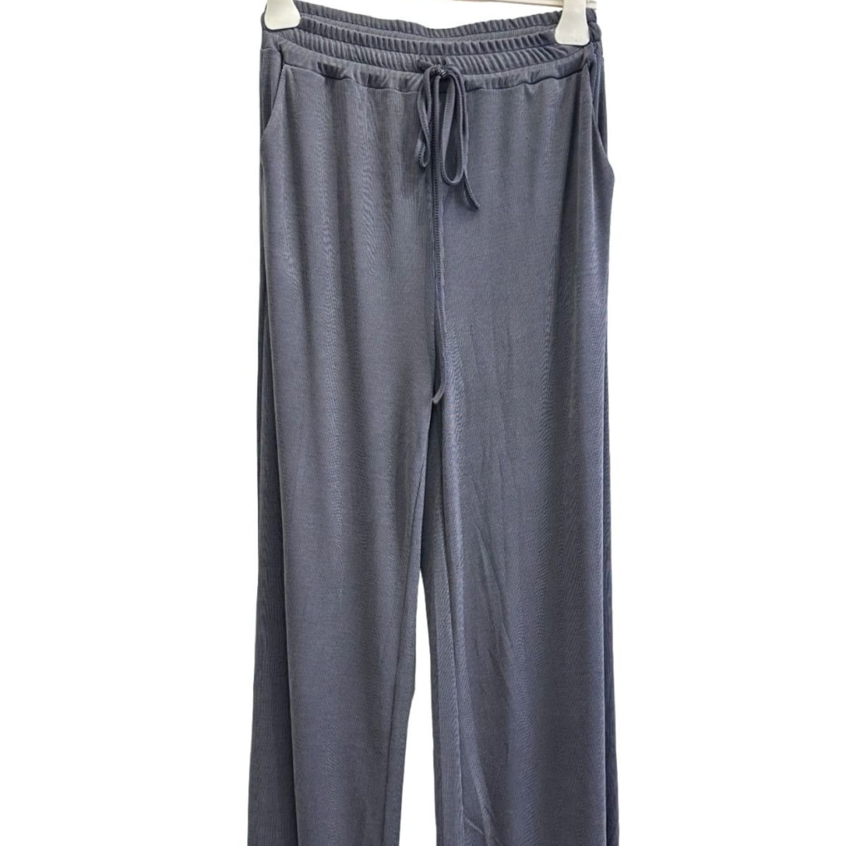 Italian Soft Wide-Leg Trousers