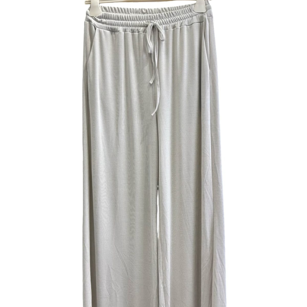 Italian Soft Wide-Leg Trousers