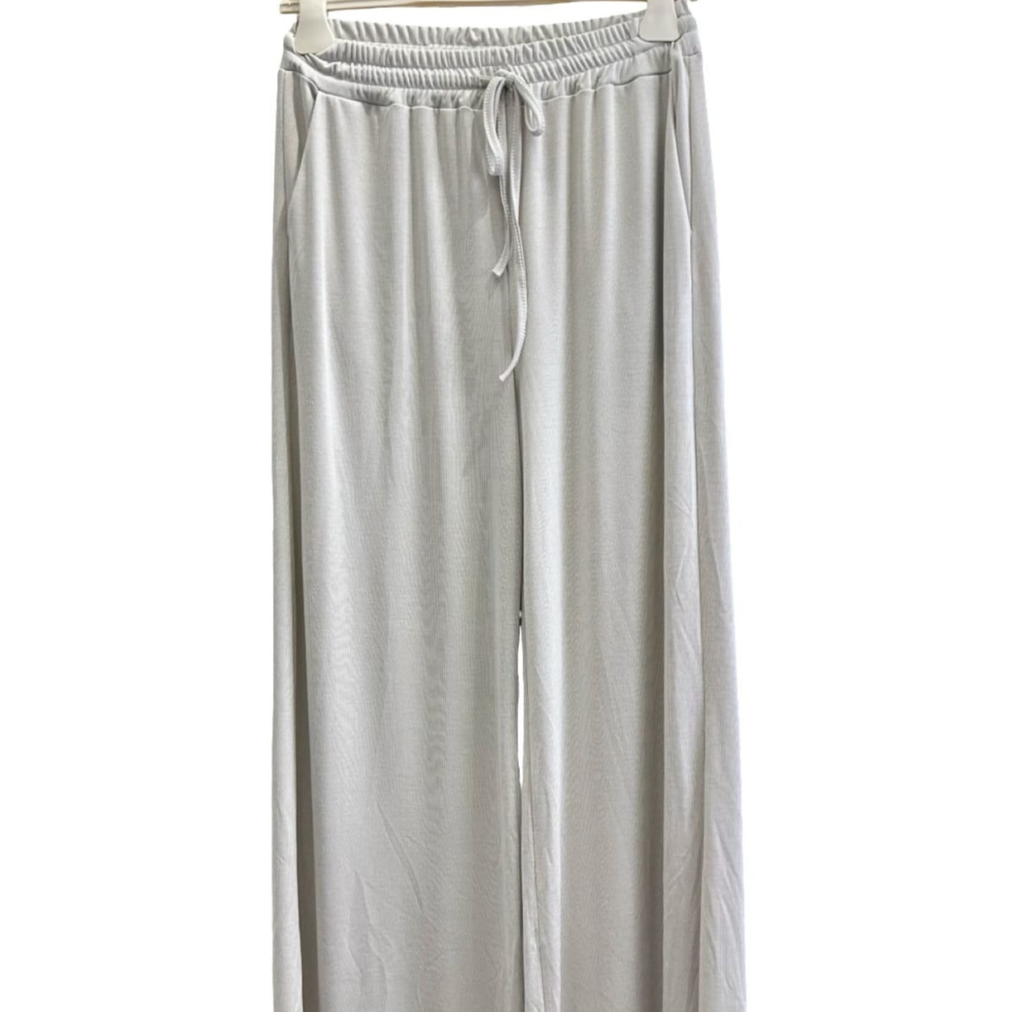 Italian Soft Wide-Leg Trousers