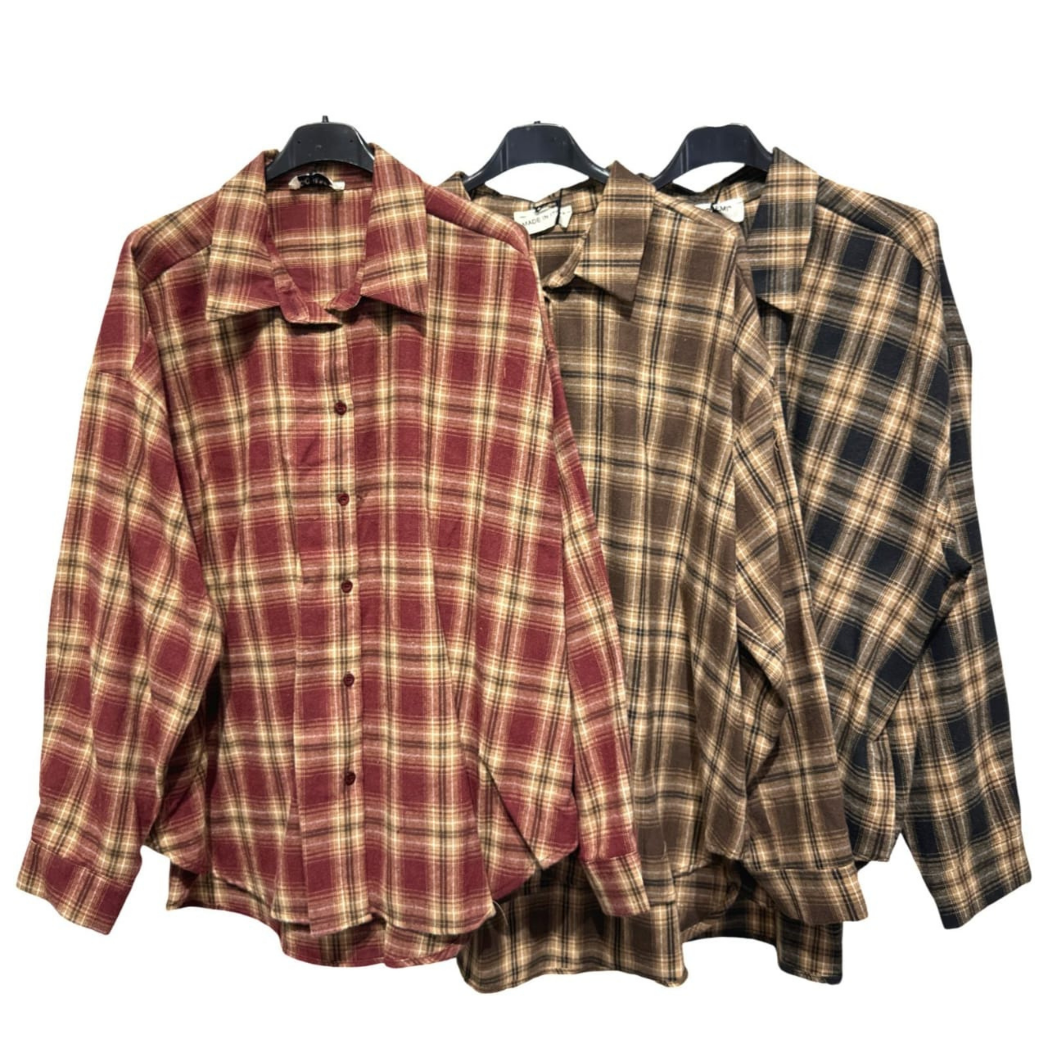 Tuscany Check Oversized Shirt